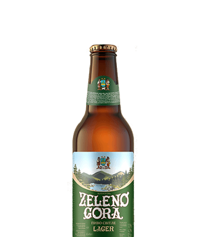пиво світле zeleno gora lager